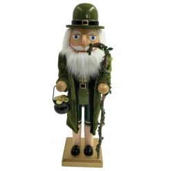 Discount ✔️ Santa's Workshop 14" Leprechaun Nutcracker 😍