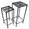Buy 💯 Santa's Workshop Iron Plant Stand In Black 2-pack ❤️