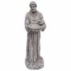 Deals 👍 Santa's Workshop 45" Cold Cast St. Francis Figure - Grey ✔️