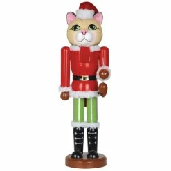 Hot Sale ✔️ Santa's Workshop 14" 🎄 Christmas Cat Nutcracker Figurine ✨