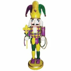 Best deal 👍 Santa's Workshop 14.5” Mardi Gras King Nutcracker 🌟