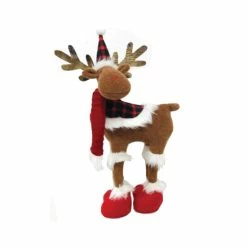 Buy 💯 Santa's Workshop 16 In. Plaid Moose 🔔