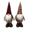 Discount 😍 Santa's Workshop 14" Plaid Gnomes Set Of 2 👏