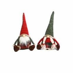 Flash Sale ⌛ Santa's Workshop 9" Country Gnomes Set Of 2 🧨