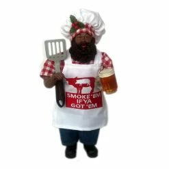 Wholesale 👍 Santa's Workshop 12" Black Pit Master Santa 🛒
