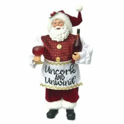 Best Sale 🥰 Santa's Workshop 12" Uncork And Unwind Santa ⭐