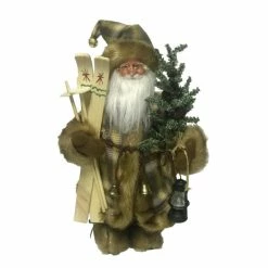 Cheap ❤️ Santa's Workshop 15" Woodsman With Skis ⌛