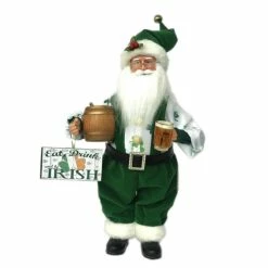 Best reviews of 🧨 Santa's Workshop 15" Eat, Drink & Be Irish Santa 😍