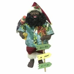 Cheap 🤩 Santa's Workshop 15" Black Island Claus 👏