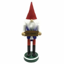 Cheap 🛒 Santa's Workshop 12 In. Go Away Gnome Nutcracker 🧨