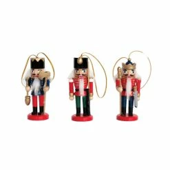 Flash Sale 😉 Santa's Workshop 3.3" Nutcracker Ornaments Set Of 3 ✔️