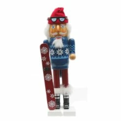 Buy 🎉 Santa's Workshop 15" Snowboard Nutcracker ✨