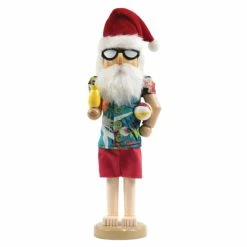 Wholesale 👍 Santa's Workshop 15" Beach Time For Santa Nutcracker ❤️