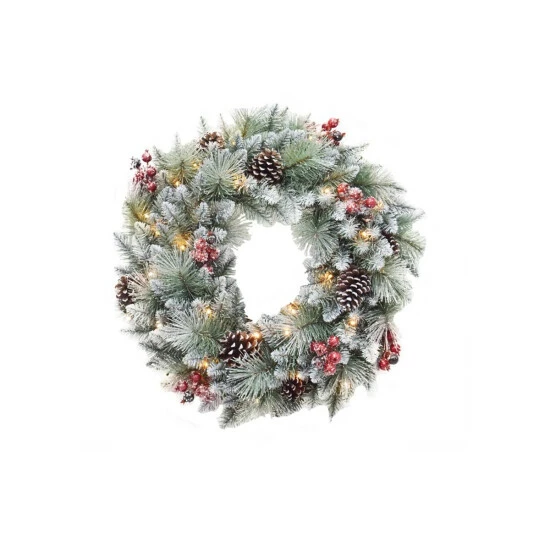 Cheap 𧨠Santa's Workshop 30" Glitter Mixed Pine Wreath π 1 Cheap 𧨠Santa's Workshop 30" Glitter Mixed Pine Wreath π