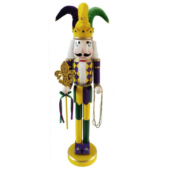 Cheap ✔️ Santa's Workshop 36" Mardi Gras Nutcracker ⭐ 1 Cheap ✔️ Santa's Workshop 36" Mardi Gras Nutcracker ⭐
