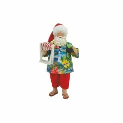 Budget 👏 Santa's Workshop 10" Santa And His Beach Chair 👏