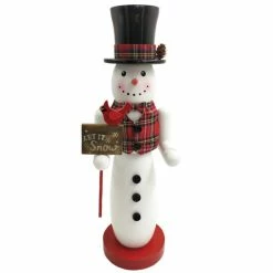 Cheap ✨ Santa's Workshop 14" Snowman Nutcracker ⭐
