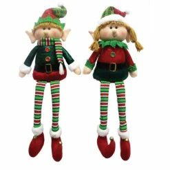 Best reviews of 🤩 Santa's Workshop 19" Sitting Elves 2-pack 🎁