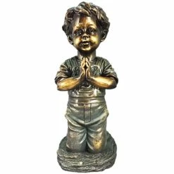 Cheapest 😍 Santa's Workshop Praying Boy Statue 👍