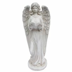 Cheap 🥰 Santa's Workshop Cold Cast Reading Angel In Antique White ⌛